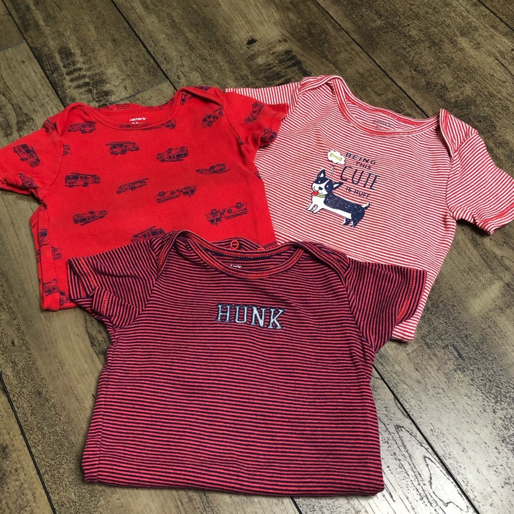 3 Boys 24m Carter’s Onesies